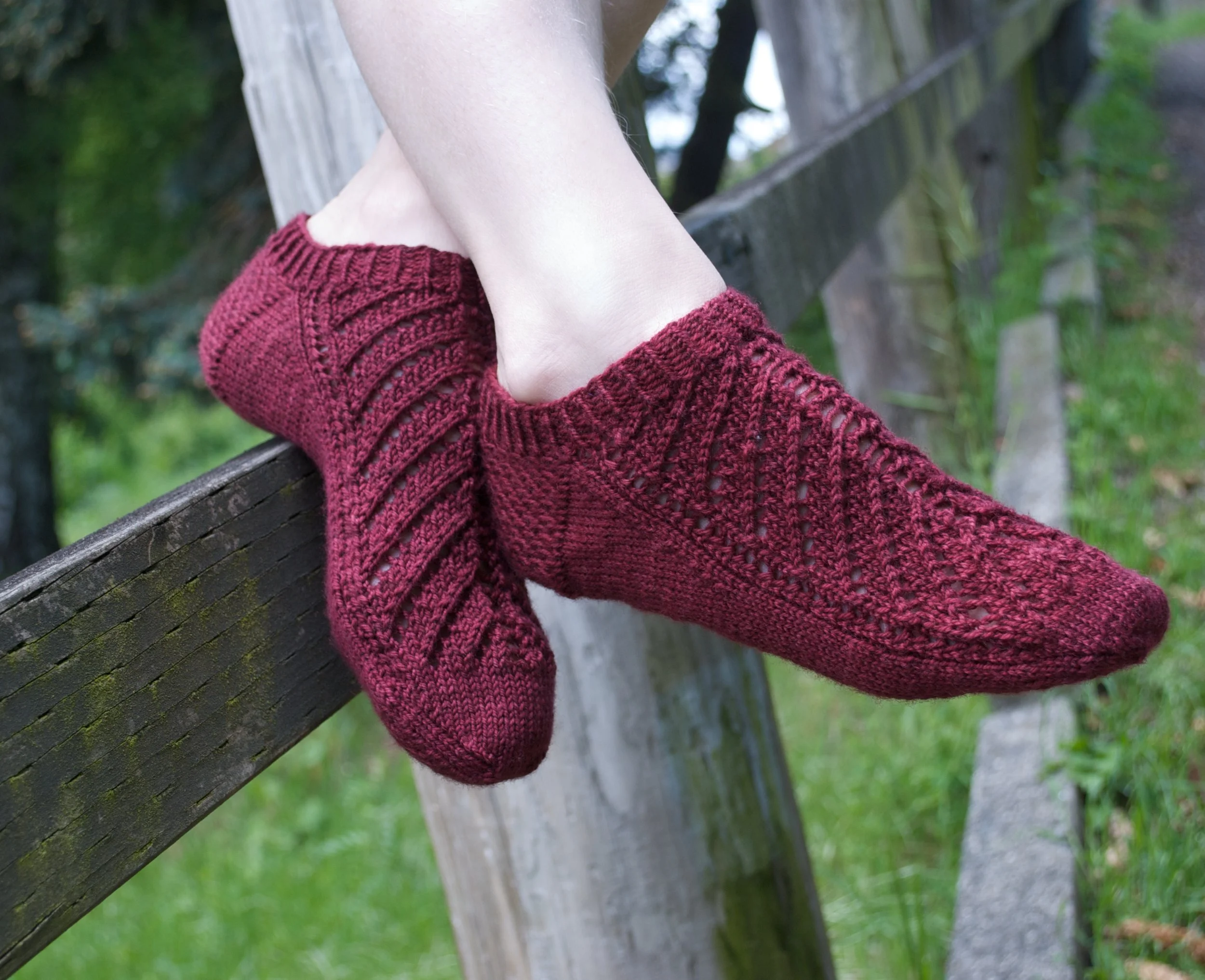 Wendee Lace Ankle Sock Knitting Pattern — Andrea Rangel